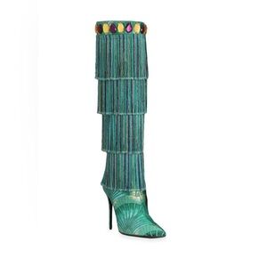 Dolce&Gabbana Cardinale Fringe boots